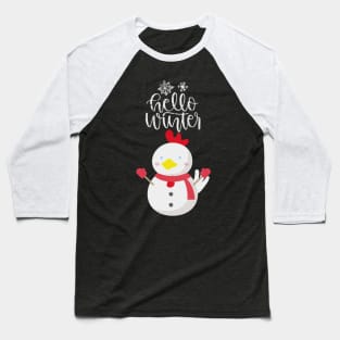 hello winter, hello christmas, christmas party Baseball T-Shirt